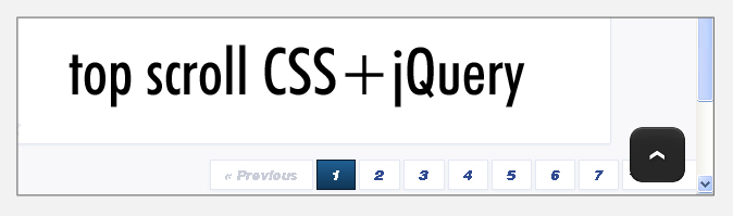 TopScroll con CSS y jQuery