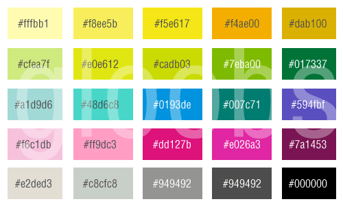 Tendencias del color web